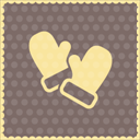 christmas gloves icon4